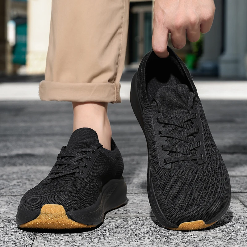 Men's Laced Mesh Comfortable Breathable Lightweight Wide Palm Shoes Park Running Rebound Sole Sports Shoes
Men's Laced Mesh Comfortable Breathable Lightweight Wide Palm Shoes Park Running Rebound Sole Sports Shoes