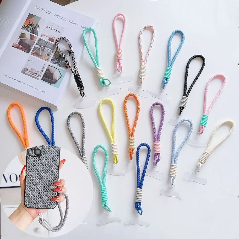 Универсальный ремешок для мобильного телефона с нашивкой, ремешок на запястье с защитой от падения, короткая веревка, съемный браслет, чехол для телефона 
Универсальный ремешок для мобильного телефона с нашивкой, ремешок на запястье с защитой от падения, короткая веревка, съемный браслет, чехол для телефона
