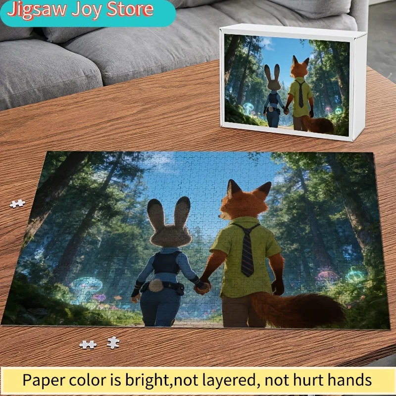 Пазл-головоломка Disney Zootopia (1000 деталей) с Джуди и Ником Уайльдами – сложная головоломка для самостоятельной сборки, для домашнего декора, тематической комнаты
Пазл-головоломка Disney Zootopia (1000 деталей) с Джуди и Ником Уайльдами – сложная головоломка для самостоятельной сборки, для домашнего декора, тематической комнаты