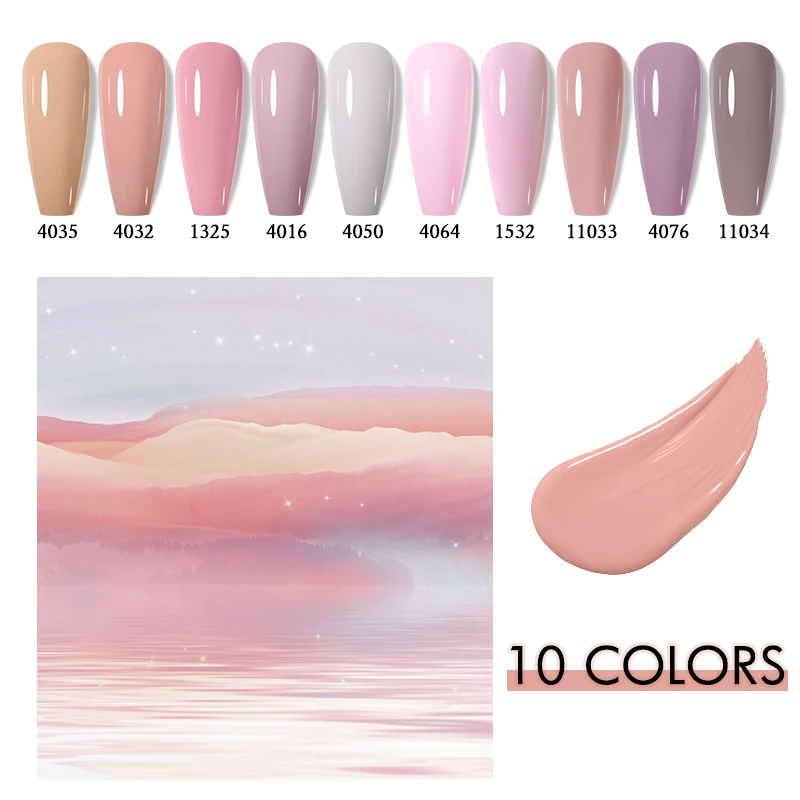 Arte Clavo 10PCS Gel Nail Polish Set Pink Purple Nail Gel Semi Permanent UV LED Varnish Nail Art Design Soak Off Nail Gel Kit 
Arte Clavo 10PCS Gel Nail Polish Set Pink Purple Nail Gel Semi Permanent UV LED Varnish Nail Art Design Soak Off Nail Gel Kit