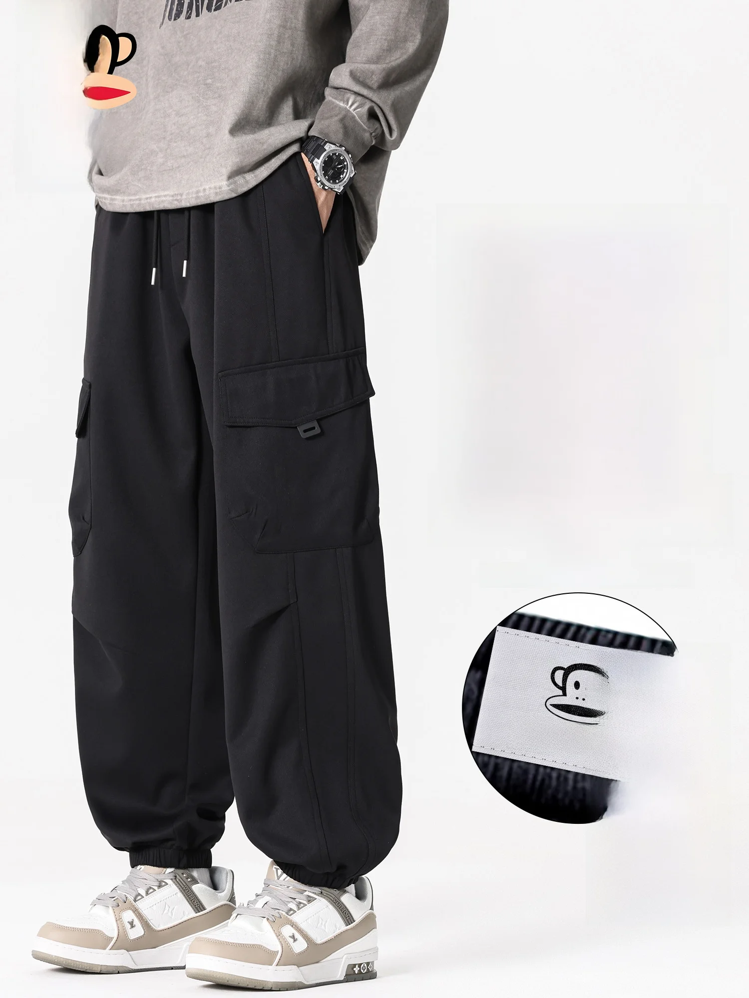 PaulFrank Men's Fce Lined Thiened Winter Casual Sports Pants Loose Straight Leg Workwear Trousers mid Waist Belt Loops
PaulFrank Men's Fce Lined Thiened Winter Casual Sports Pants Loose Straight Leg Workwear Trousers mid Waist Belt Loops