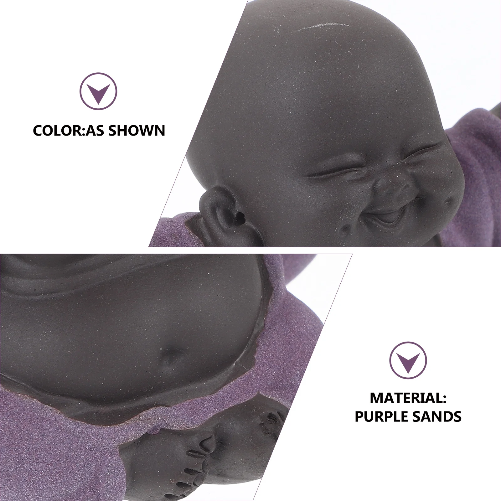 Purple Sands Buddha Statue Small Desktop Tea Pet Ornament Creative Cute Mini Buddha Adornment Office Home Decoration
Purple Sands Buddha Statue Small Desktop Tea Pet Ornament Creative Cute Mini Buddha Adornment Office Home Decoration