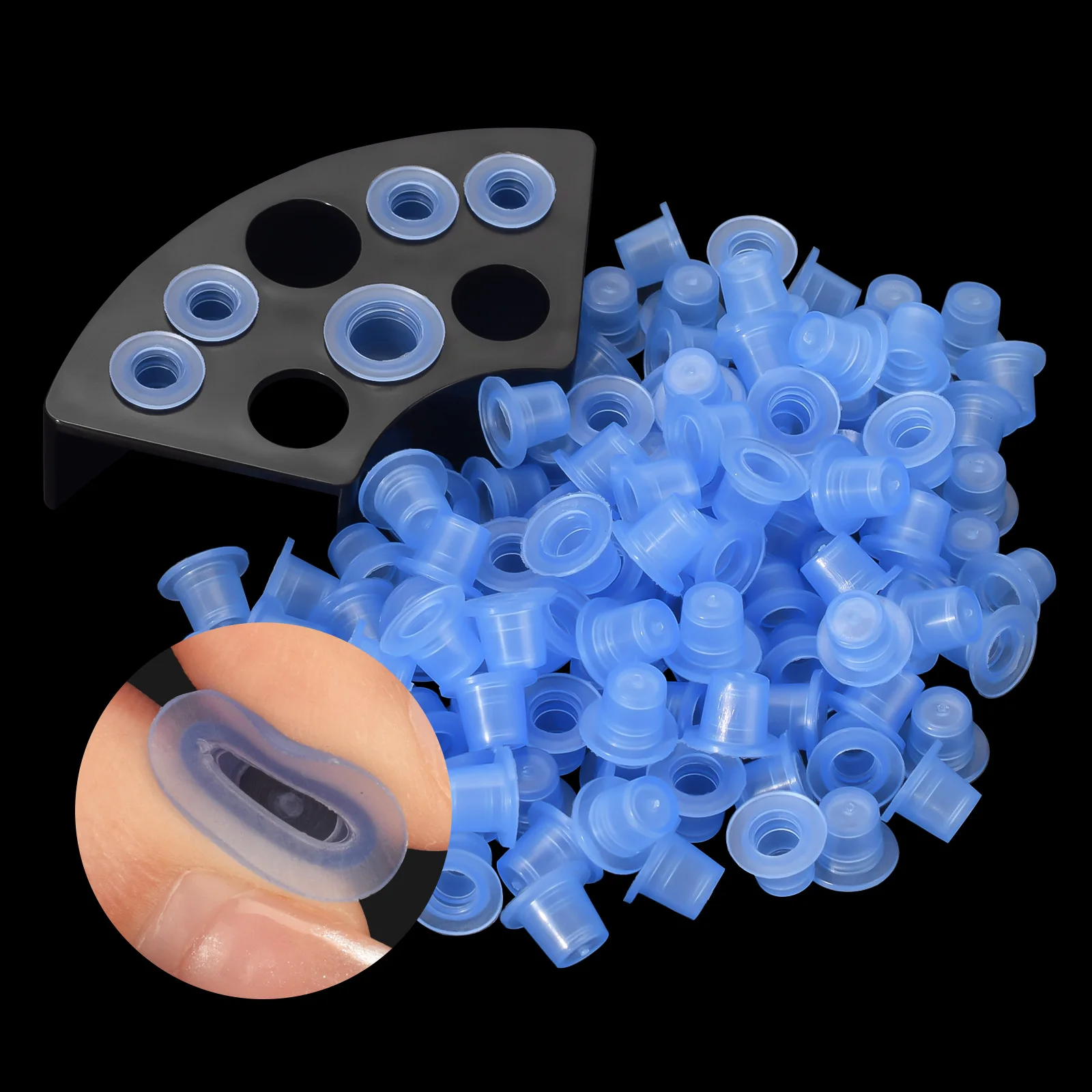 300pcs Tattoo Ink Cups Silicone Small Tattoo Pigment Cups Makeup Tattoo Accessories Organiser Plastic Tattoo Tool Holder
300pcs Tattoo Ink Cups Silicone Small Tattoo Pigment Cups Makeup Tattoo Accessories Organiser Plastic Tattoo Tool Holder