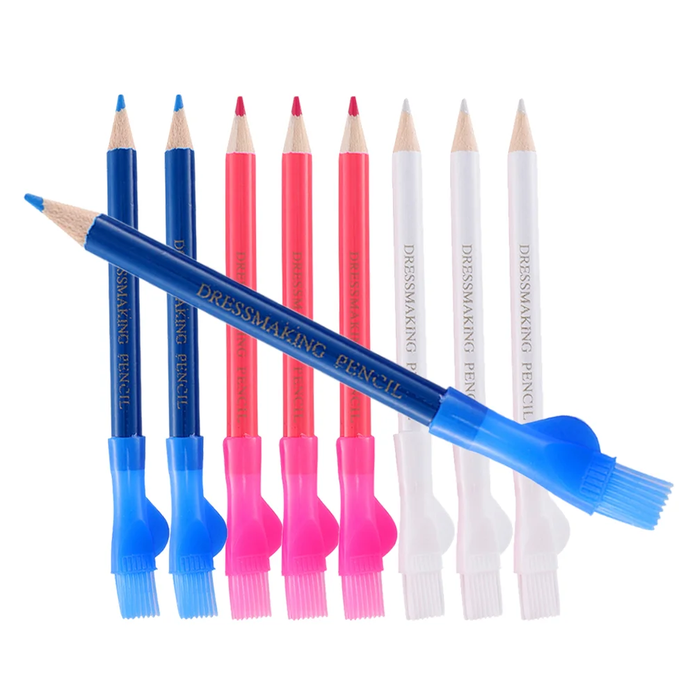 9 Pcs Color Water Soluble Pen Fabric Chalk for Sewing Pastel Pencils Lead Red White Blue Work
9 Pcs Color Water Soluble Pen Fabric Chalk for Sewing Pastel Pencils Lead Red White Blue Work