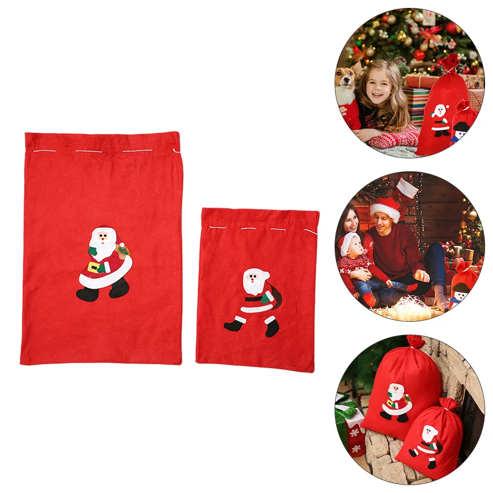 2 Pcs Santa Backpack Non-woven Fabric Bag Goody Large Capacity Gift Giant Christmas Storage Pouches
2 Pcs Santa Backpack Non-woven Fabric Bag Goody Large Capacity Gift Giant Christmas Storage Pouches