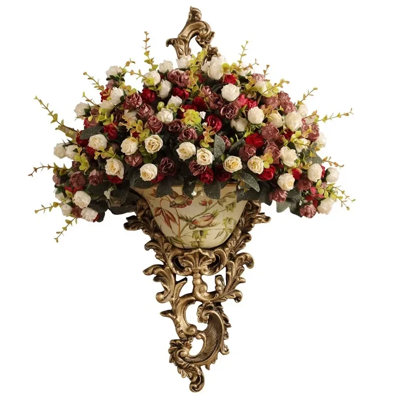 European wall hanging flower decoration decoration creative retro home decoration living room background dec
European wall hanging flower decoration decoration creative retro home decoration living room background dec