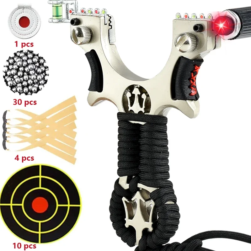 8020 Fast Pressure Slingsshot Laser Metal Slingshot Outdoor Hunting and Shooting Steel Ball Target Paper Set Hunting Acessories
8020 Fast Pressure Slingsshot Laser Metal Slingshot Outdoor Hunting and Shooting Steel Ball Target Paper Set Hunting Acessories