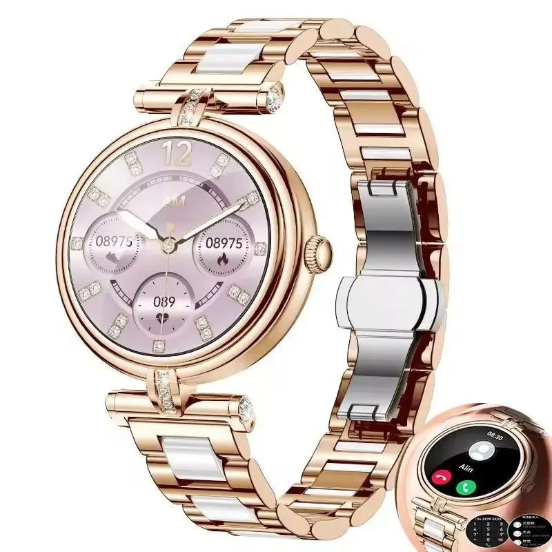 Gaines AK62 Smart Watch Women 1.09 Inch HD Screen Custom Watch Face Sports Fitness Tracker Bluetooth Call Lady Smartwatch
Gaines AK62 Smart Watch Women 1.09 Inch HD Screen Custom Watch Face Sports Fitness Tracker Bluetooth Call Lady Smartwatch
