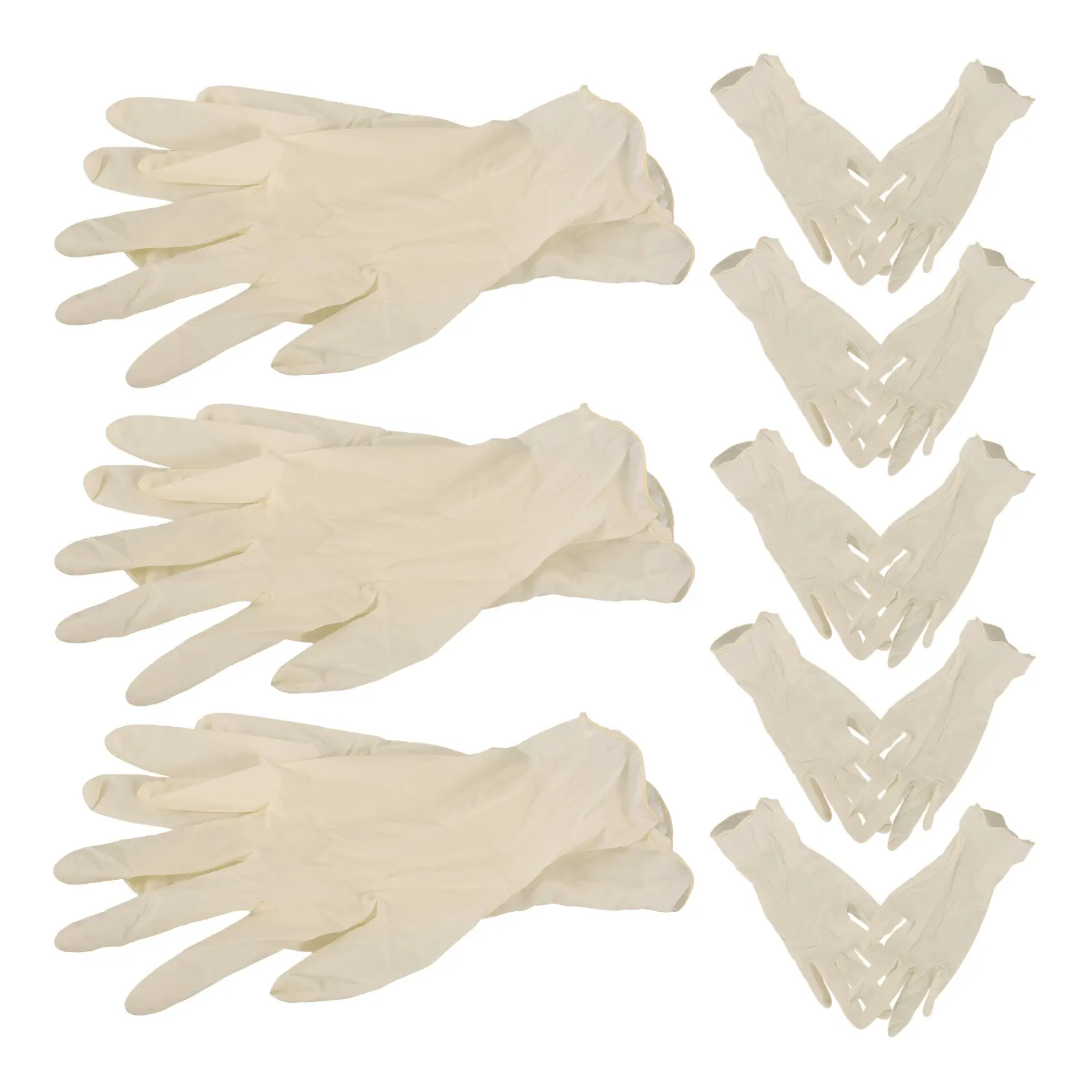 20Pcs Small Disposable Gloves Food Grade Latex for Hand Protection Kitchen Dishwashing Cleaning Painting Activities
20Pcs Small Disposable Gloves Food Grade Latex for Hand Protection Kitchen Dishwashing Cleaning Painting Activities