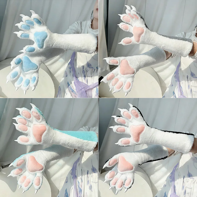 Five Finger Flastic Close Fitting Animal Claw Gloves Cosplay Kig Prop Fursuit Beast Claws Props
Five Finger Flastic Close Fitting Animal Claw Gloves Cosplay Kig Prop Fursuit Beast Claws Props