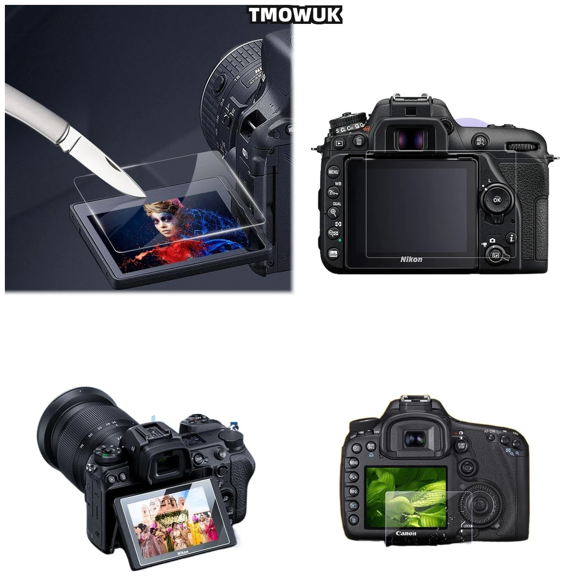 For Nikon D5100 D5200 Full Coverage Tempered Glass Protector - 9H Hardness Anti-Scratch Anti-Glare HD Clear Privacy Screen Fil
For Nikon D5100 D5200 Full Coverage Tempered Glass Protector - 9H Hardness Anti-Scratch Anti-Glare HD Clear Privacy Screen Fil