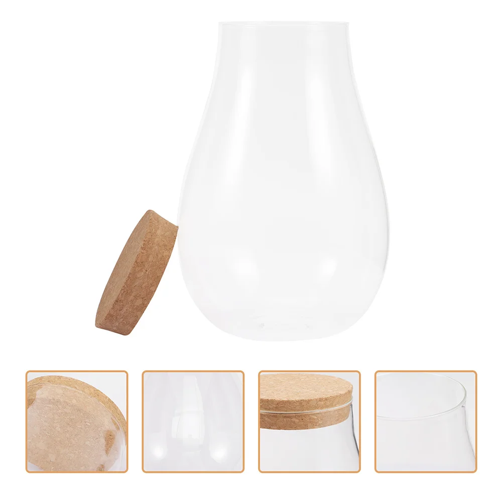 2Pcs Micro Landscape Bottle Transparent Glass Terrarium with Cork Lid for Plant Display Garden Office Decor Empty Ecological
2Pcs Micro Landscape Bottle Transparent Glass Terrarium with Cork Lid for Plant Display Garden Office Decor Empty Ecological