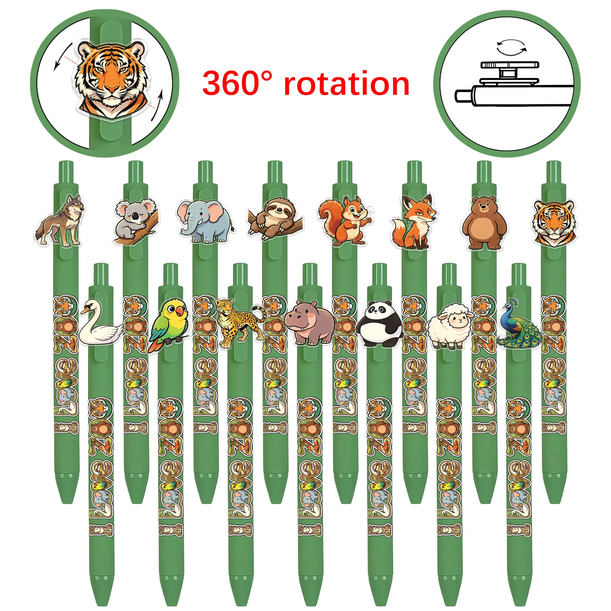 7 PCS / 11 PCS Animal Theme Ballpoint Pens - Creative Animal Design Signature Pens - Portable Pressed Pens - Patterns Random
7 PCS / 11 PCS Animal Theme Ballpoint Pens - Creative Animal Design Signature Pens - Portable Pressed Pens - Patterns Random