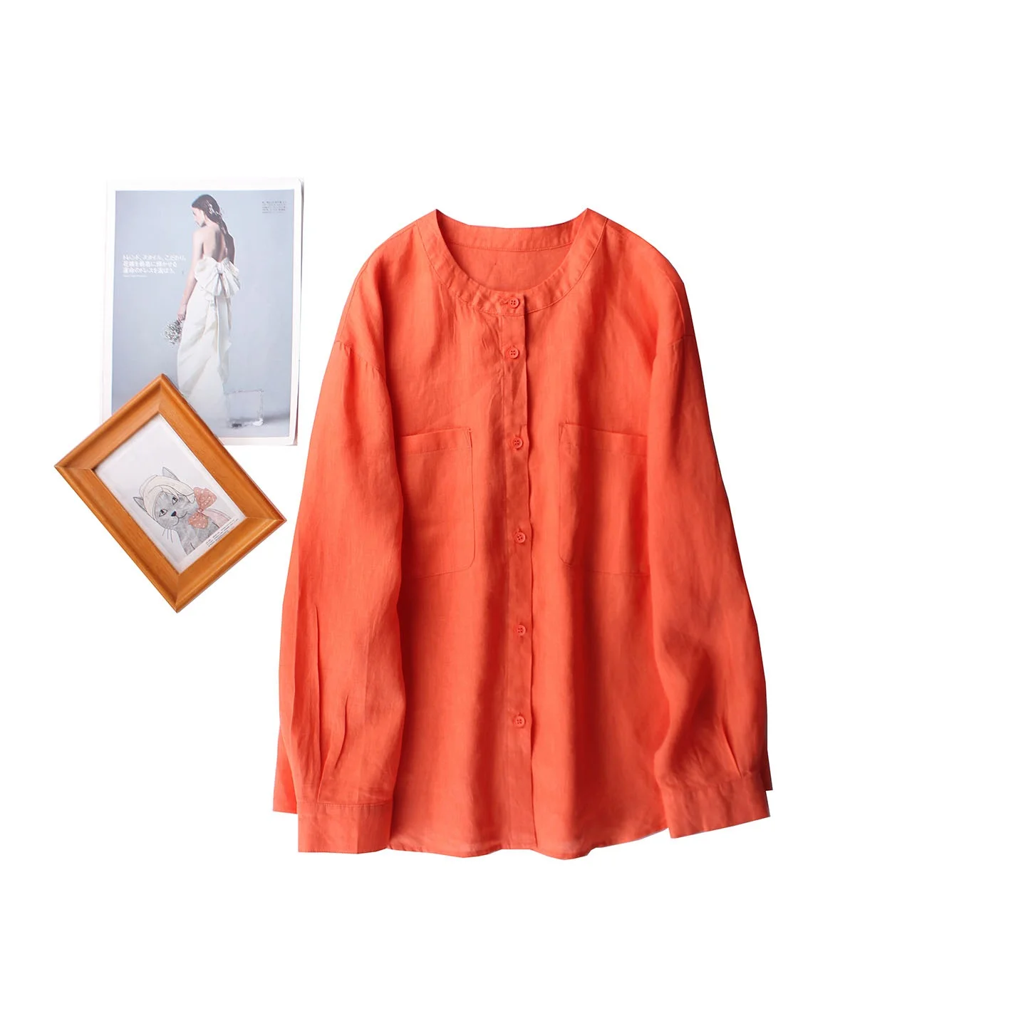 2026 New Linen Artistic Shirt Women's Soft Long Sleeve Sun Protection Pure Color Top Fashionable Simple Design Breathable
2026 New Linen Artistic Shirt Women's Soft Long Sleeve Sun Protection Pure Color Top Fashionable Simple Design Breathable