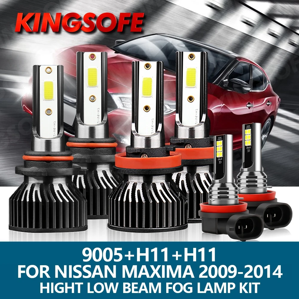Лампы головного света H11 9005 HB3 для Nissan Maxima 6000-2009, 2014 лм, к, 6 шт.
Лампы головного света H11 9005 HB3 для Nissan Maxima 6000-2009, 2014 лм, к, 6 шт.