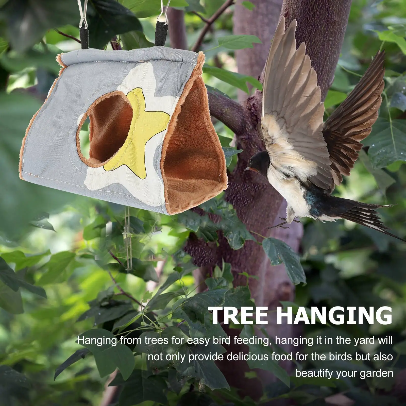 Winter Warm Bird Nest House Cozy Hammock Bed for Parrot Pet Tent Gray Thick Small Size Hole Comfortable Reusable Safe Longtime
Winter Warm Bird Nest House Cozy Hammock Bed for Parrot Pet Tent Gray Thick Small Size Hole Comfortable Reusable Safe Longtime