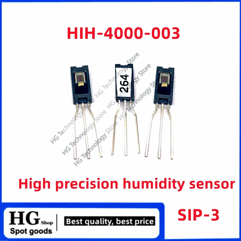 Original HIH-4000-003 SIP-3 Humidity sensor Relative humidity analog Voltage 4000-003 High precision humidity sensor 
Original HIH-4000-003 SIP-3 Humidity sensor Relative humidity analog Voltage 4000-003 High precision humidity sensor