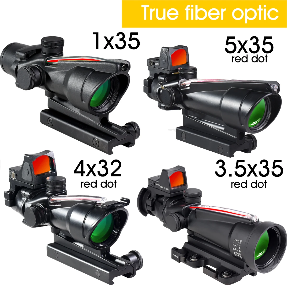1x35/3.5x35/4x32/5x35 Scope Red Dot Sight Semicircle/triangle Red True Fiber Glass Etching Optics Hunting Magnify Rifle Scope
1x35/3.5x35/4x32/5x35 Scope Red Dot Sight Semicircle/triangle Red True Fiber Glass Etching Optics Hunting Magnify Rifle Scope