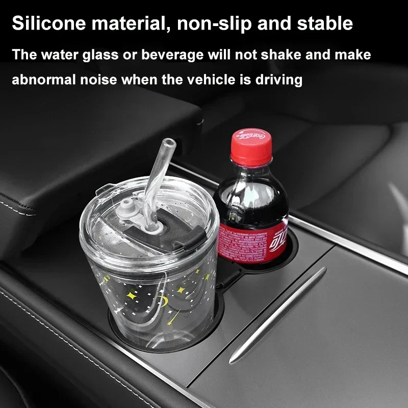 Car Cup Holder Limiter for Tesla Model 3 Y Silicone Non Slip Coaster with Ashtray Slot Easy Install Washable Interior Accessory
Car Cup Holder Limiter for Tesla Model 3 Y Silicone Non Slip Coaster with Ashtray Slot Easy Install Washable Interior Accessory