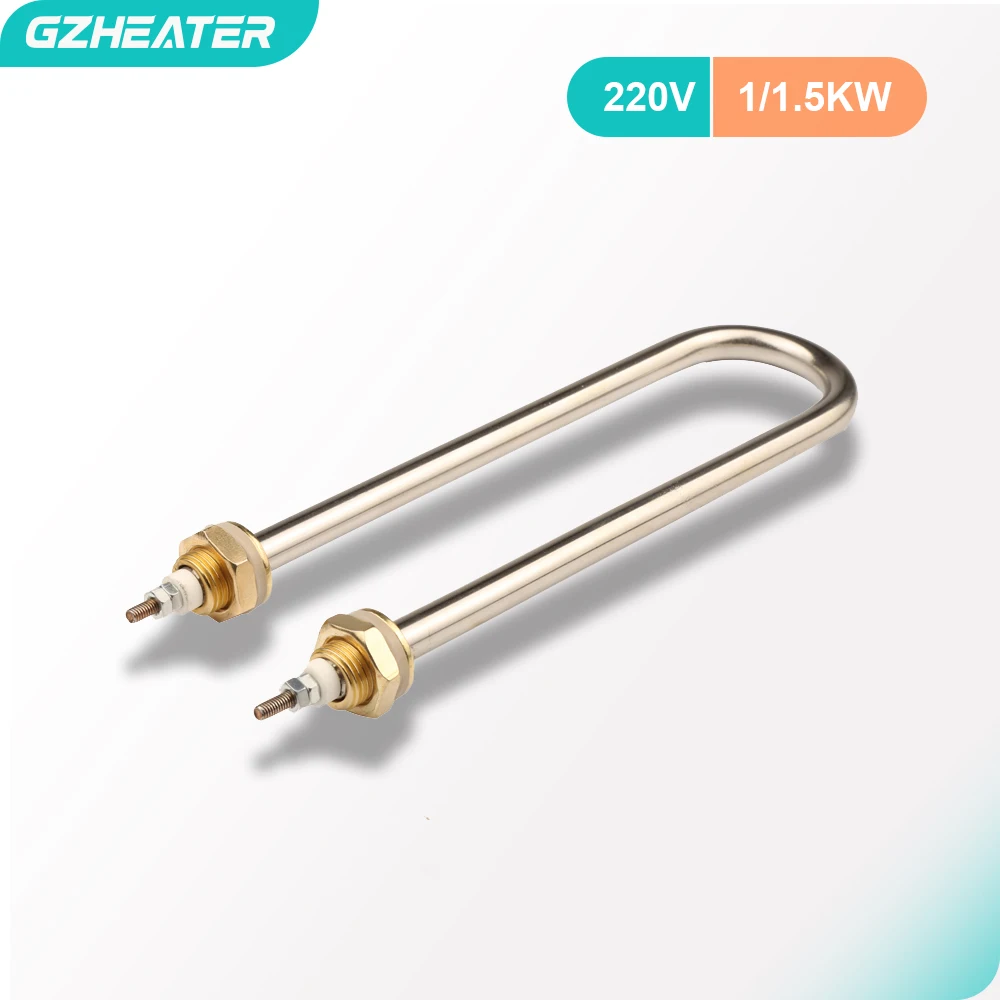 1KW/1.5KW 220V Single U-shap M16 Electric Heat Pipe SUS304 U-type Water Heating Tube for Water Tank or Fermentation Incubator
1KW/1.5KW 220V Single U-shap M16 Electric Heat Pipe SUS304 U-type Water Heating Tube for Water Tank or Fermentation Incubator