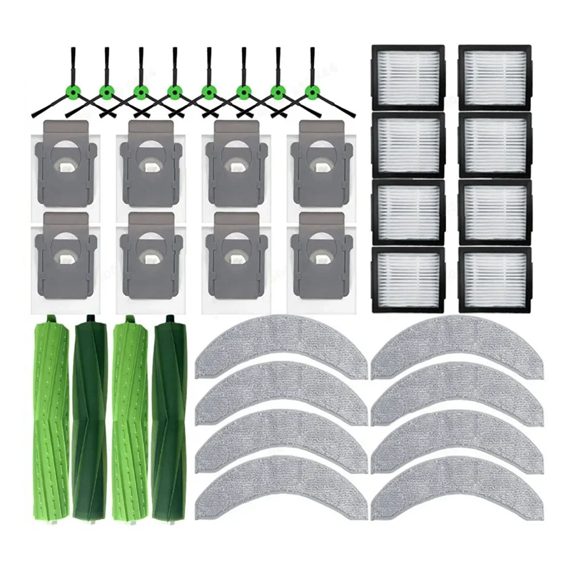 For Irobot Roomba Combo J7+, J9+ Replacement Spare Parts Accessories Parts Main Side Brush Hepa Filter Mop Cloth Dust Bag
For Irobot Roomba Combo J7+, J9+ Replacement Spare Parts Accessories Parts Main Side Brush Hepa Filter Mop Cloth Dust Bag