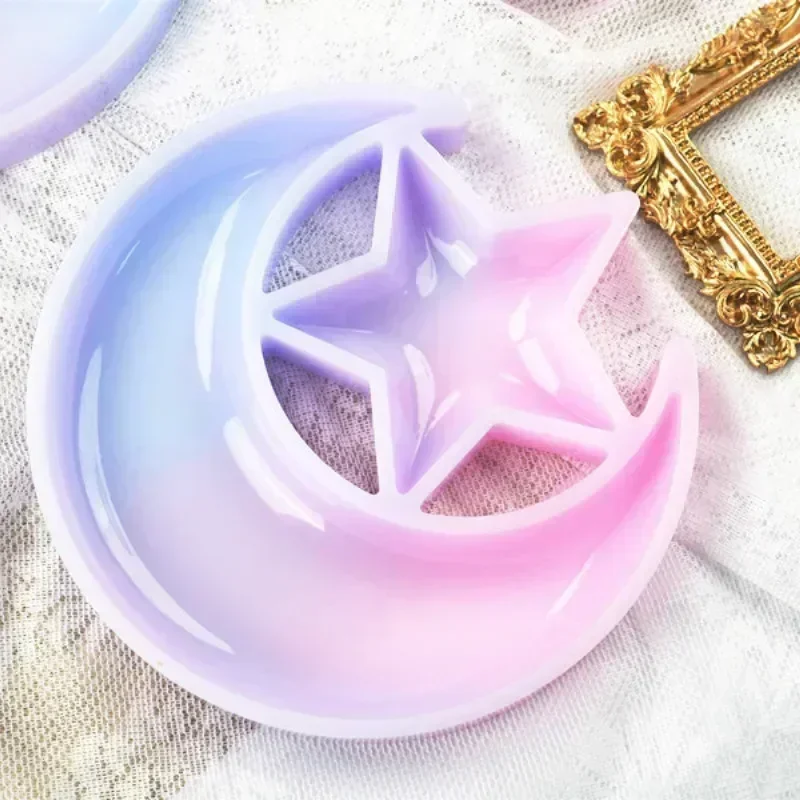 A Top Quality Star Moon Disk Storage Box Creative DIY Handmade Mold Crystal Epoxy Resin Silicone Mirror Mold Accessories Crafts
A Top Quality Star Moon Disk Storage Box Creative DIY Handmade Mold Crystal Epoxy Resin Silicone Mirror Mold Accessories Crafts