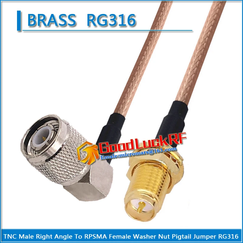 1X Pcs SMA Male Right Angle 90 Degree to RP-SMA RPSMA RP SMA Female Washer O-ring Bulkhead Mount Nut Pigtail Jumper RG316 Cable
1X Pcs SMA Male Right Angle 90 Degree to RP-SMA RPSMA RP SMA Female Washer O-ring Bulkhead Mount Nut Pigtail Jumper RG316 Cable