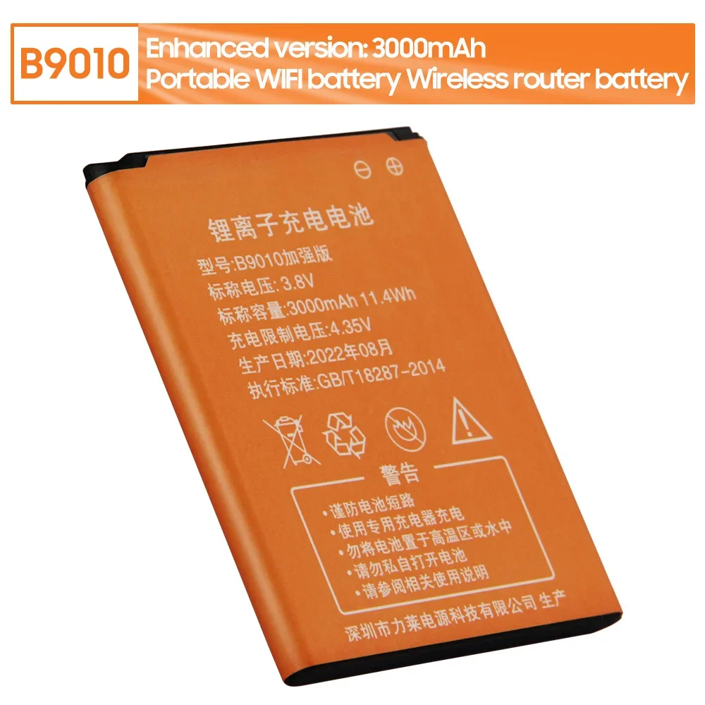 B9010 For TIANJIE MF901 MF903 MF903Pro LR112A LR112E LR113D LR113L MTC 8723FT MTS 4G LTE MIFI WIFI Router Battery 3000mAh
B9010 For TIANJIE MF901 MF903 MF903Pro LR112A LR112E LR113D LR113L MTC 8723FT MTS 4G LTE MIFI WIFI Router Battery 3000mAh