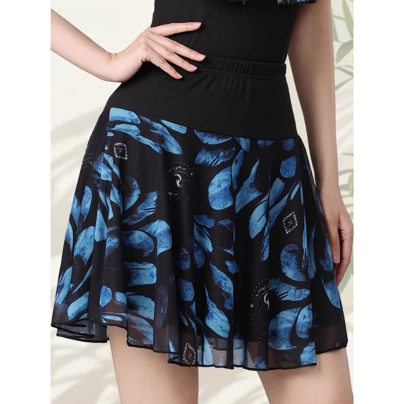 Summer Latin Dance New Slim Mesh Printed Half-body Skirt Practice Clothes Dancewear Modern National Standard Ballroom Dance
Summer Latin Dance New Slim Mesh Printed Half-body Skirt Practice Clothes Dancewear Modern National Standard Ballroom Dance