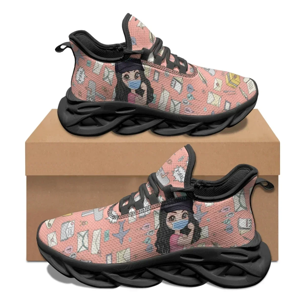 New Cartoon Postman Girl Designer Casual Shoes Summer Outdoor Breathable Walking Shoes Non-slip Shock Absorbing Sneakers 2023
New Cartoon Postman Girl Designer Casual Shoes Summer Outdoor Breathable Walking Shoes Non-slip Shock Absorbing Sneakers 2023