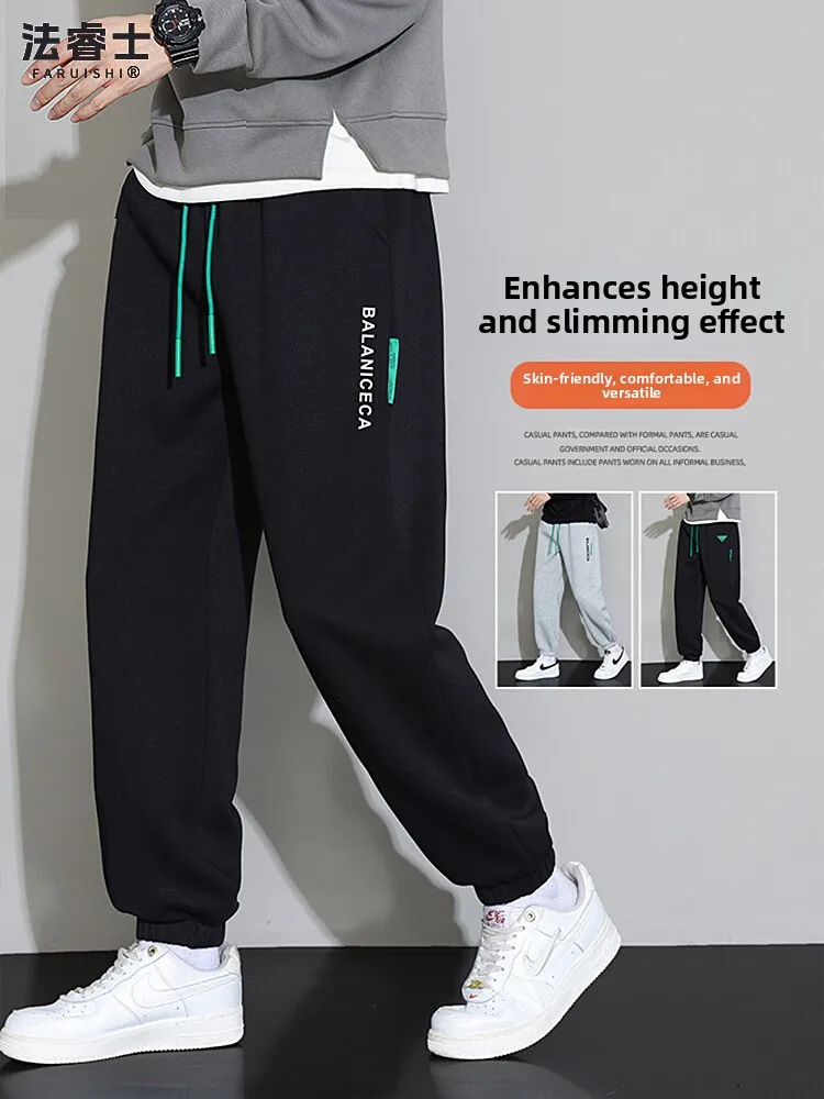 Loose Fit Men's Autumnal Casual Trousers American Sle Faion Brand Versatile Cuffed Leisure Pants Polyester Fiber Low Main...
Loose Fit Men's Autumnal Casual Trousers American Sle Faion Brand Versatile Cuffed Leisure Pants Polyester Fiber Low Main...