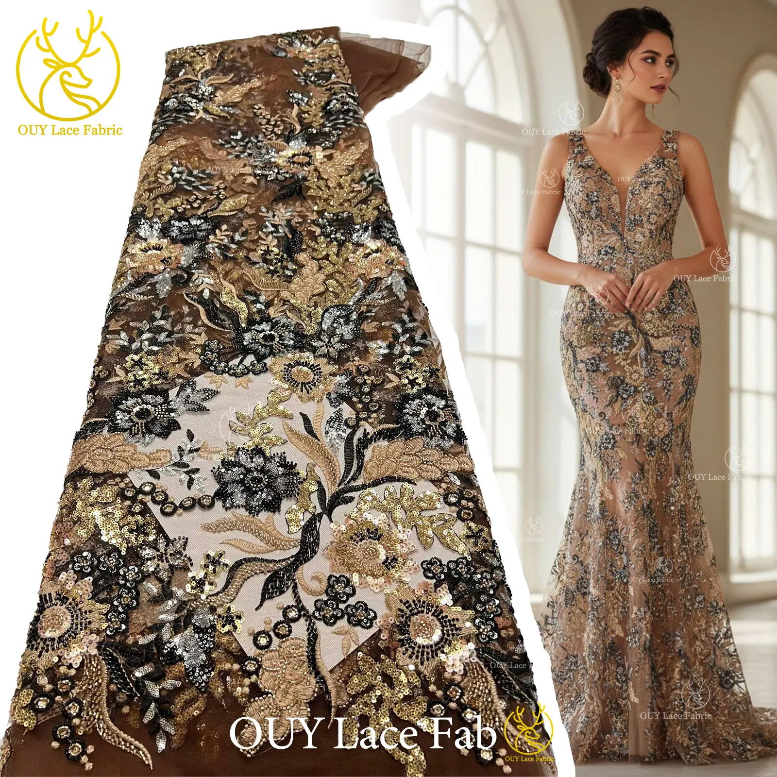 High End Nigerian Embroidery Tulle Lace Fabric 2026 New Style African French Beaded Sequins Lace For Women Prom Dress Sewing
High End Nigerian Embroidery Tulle Lace Fabric 2026 New Style African French Beaded Sequins Lace For Women Prom Dress Sewing