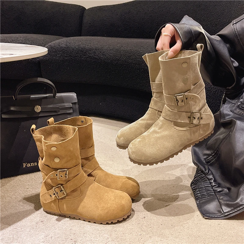 2025 Retro Western Cowboy Short Boots Women's Low Heel Faux Leather Autumn Fashion Stack Heel Booties for Ladies
2025 Retro Western Cowboy Short Boots Women's Low Heel Faux Leather Autumn Fashion Stack Heel Booties for Ladies