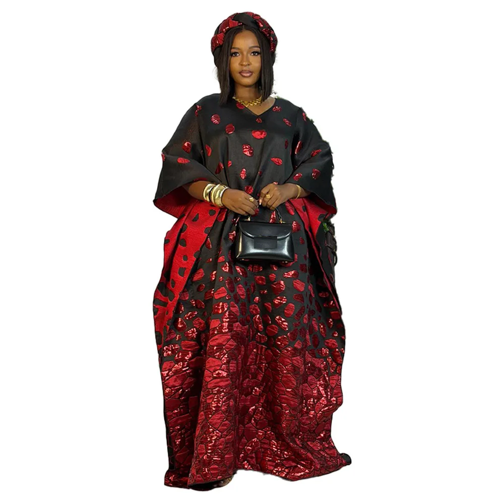Fashion African Woman Large Size Printed Bat Sleeve Dress Muslim Islamic Robe Boubou Turkey Loose Elegant Party Church Dress
Fashion African Woman Large Size Printed Bat Sleeve Dress Muslim Islamic Robe Boubou Turkey Loose Elegant Party Church Dress