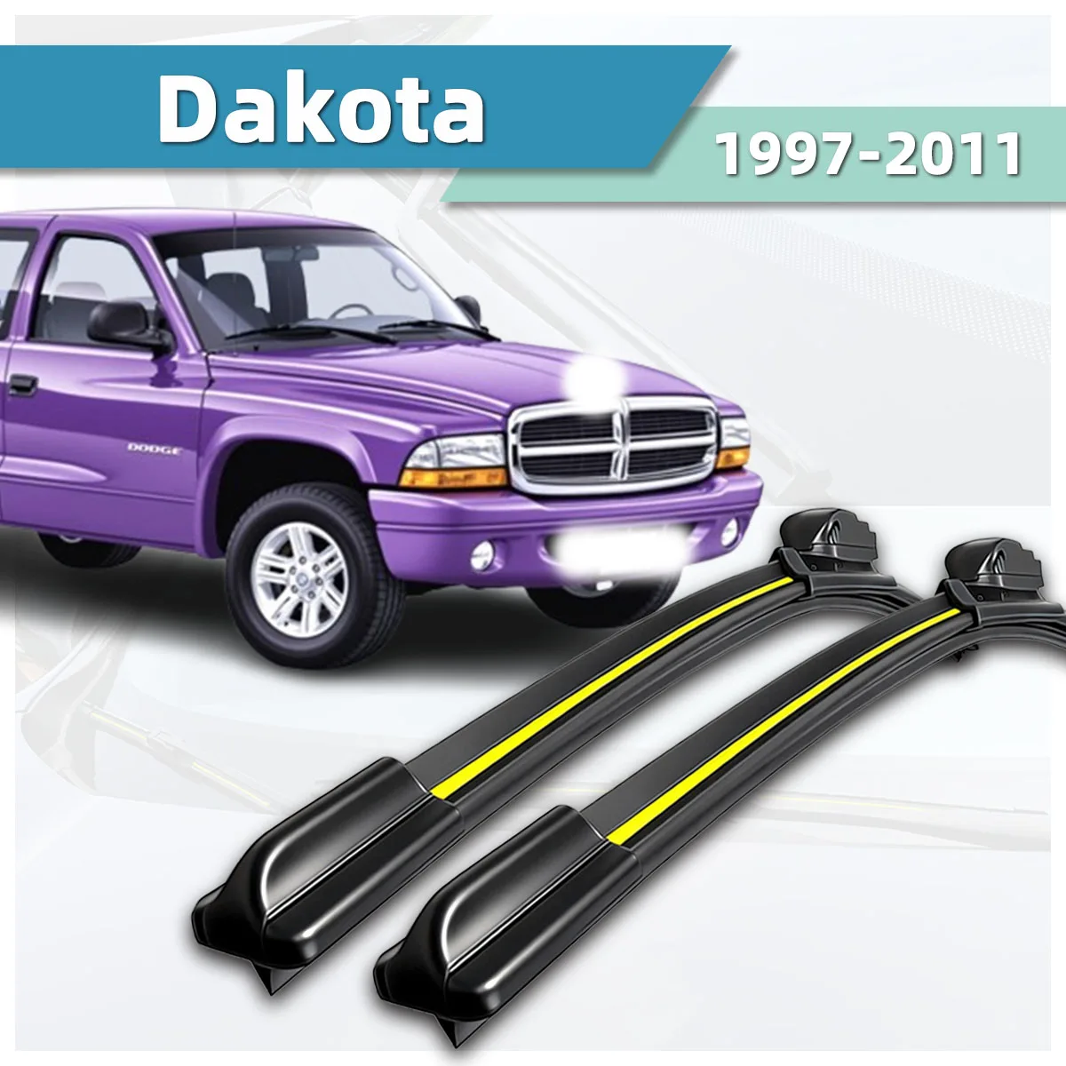 Suitable For Dodge Dakota(1997-2011)Car Wipers Natural Rubber High-Definition Silent Stable And Durable Front Windshield Wipers
Suitable For Dodge Dakota(1997-2011)Car Wipers Natural Rubber High-Definition Silent Stable And Durable Front Windshield Wipers