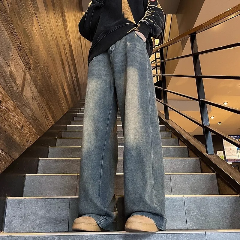 American Retro Men's Jeans Casual Loose Wear Resistant mid Waist Zipper Fly Gradient Pattern Autumn Wear Spring Autumn Loose ...
American Retro Men's Jeans Casual Loose Wear Resistant mid Waist Zipper Fly Gradient Pattern Autumn Wear Spring Autumn Loose ...
