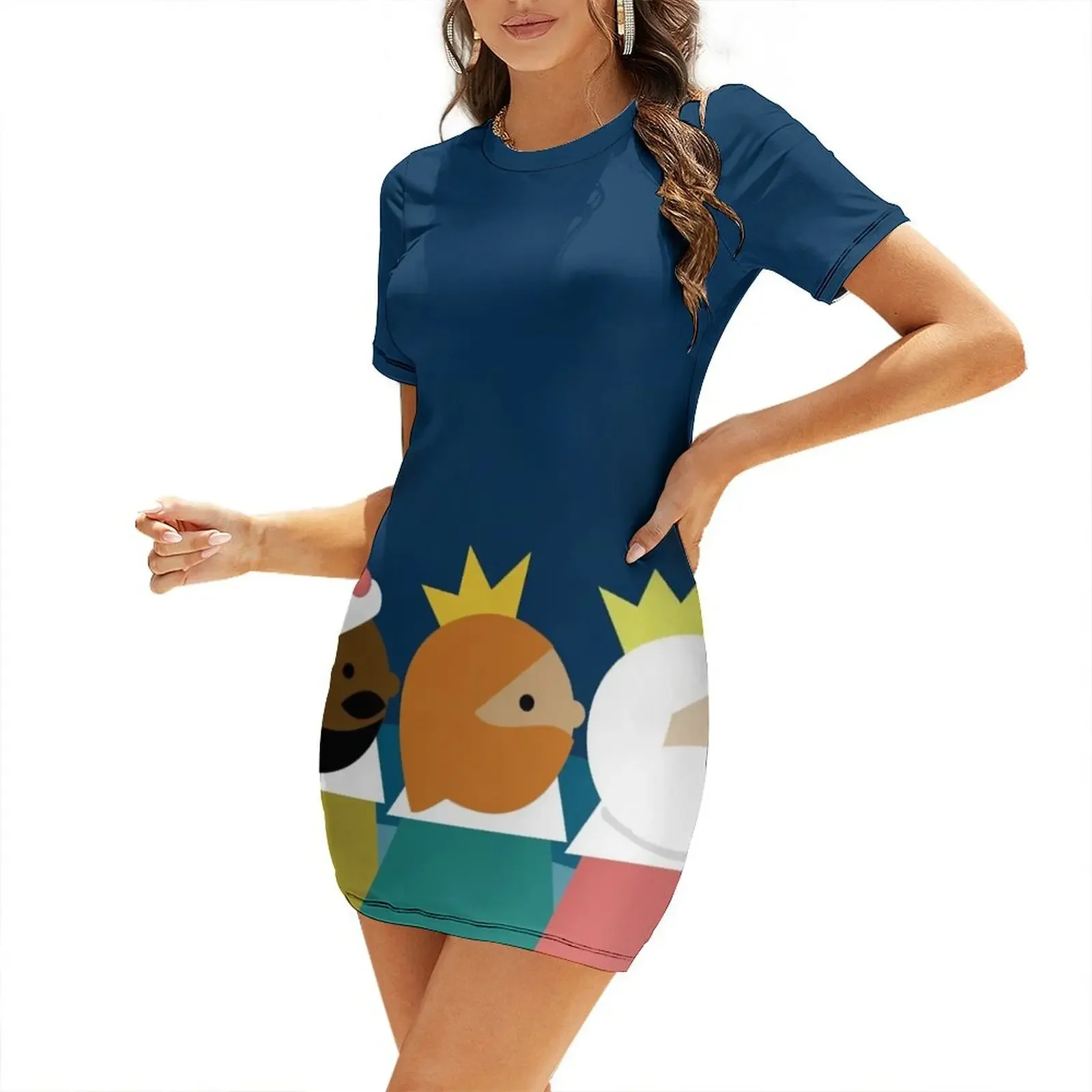 Los Reyes Magos Short-Sleeved Dress women formal occasion dresses birthday dress luxury dresses summer dress woman 2026 trendy
Los Reyes Magos Short-Sleeved Dress women formal occasion dresses birthday dress luxury dresses summer dress woman 2026 trendy