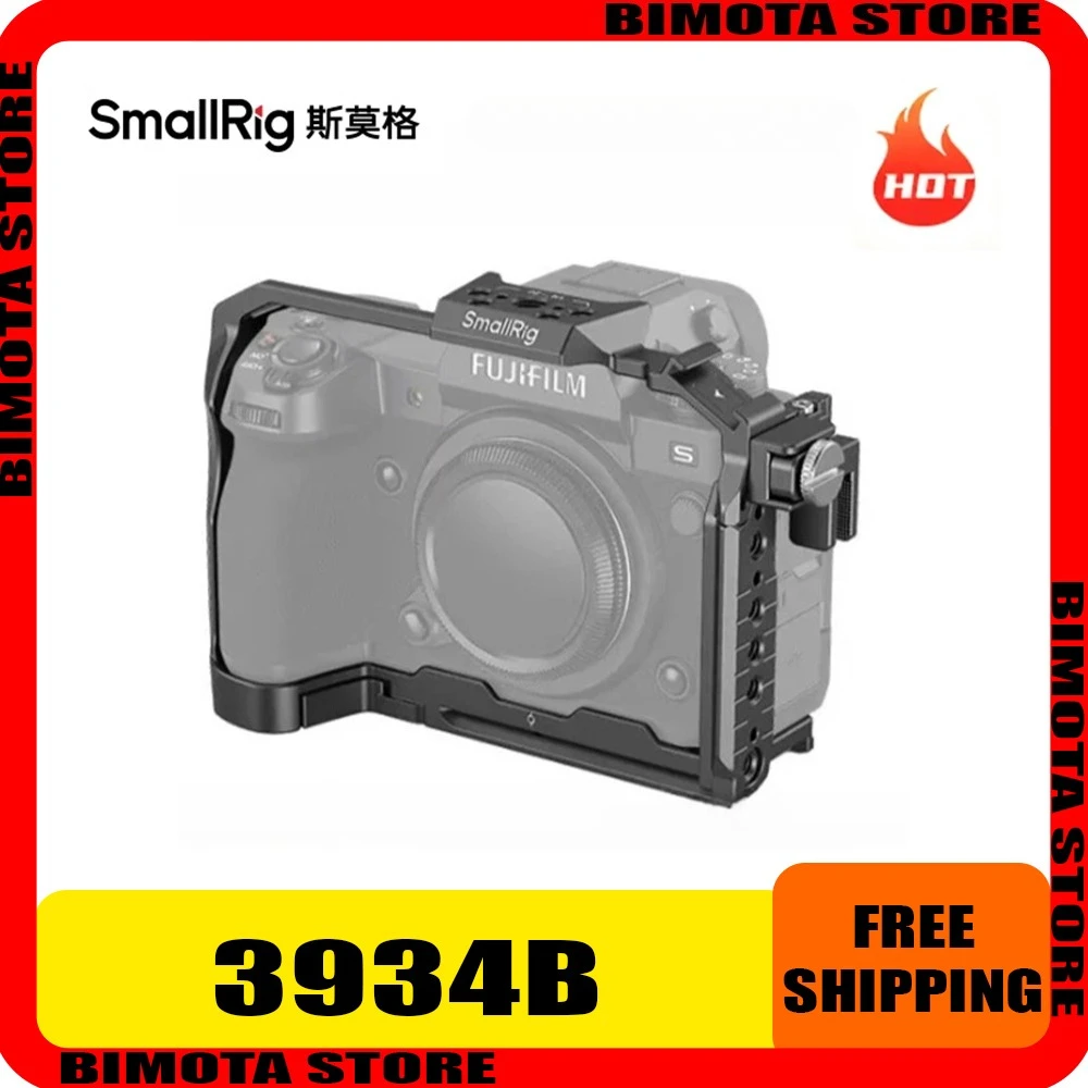 Smallrig 3934B/3928 совместим со специальной клеткой Fuji X-H2 / X-H2S, оригинальная ручка аккумулятора, расширенная рама, вертикальная ракетка
Smallrig 3934B/3928 совместим со специальной клеткой Fuji X-H2 / X-H2S, оригинальная ручка аккумулятора, расширенная рама, вертикальная ракетка