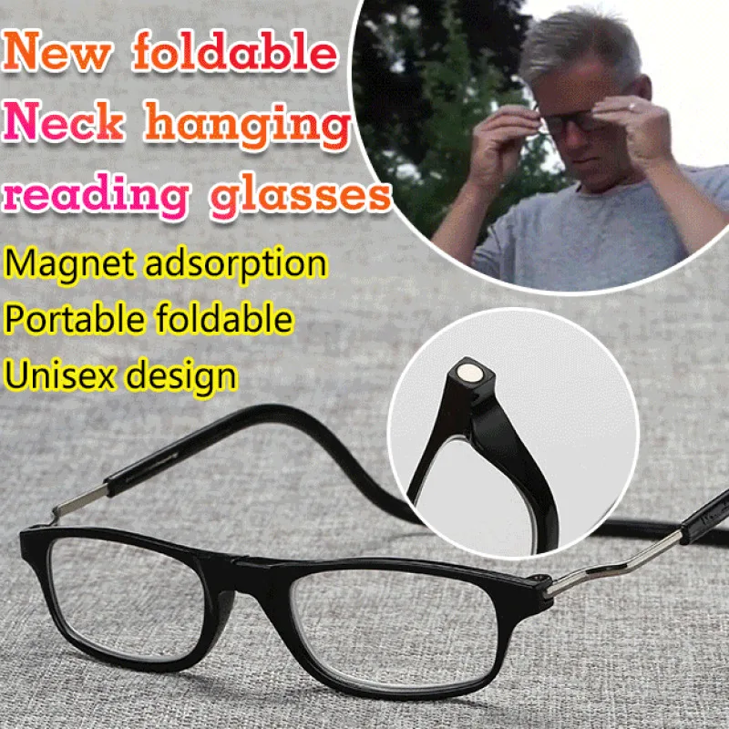 Magnetic Folding Anti Fatigue Glasses for Presbyopia Near-Sighted Eyeglasses Foldable Reading Glasses for Men Women Lightweight
Magnetic Folding Anti Fatigue Glasses for Presbyopia Near-Sighted Eyeglasses Foldable Reading Glasses for Men Women Lightweight