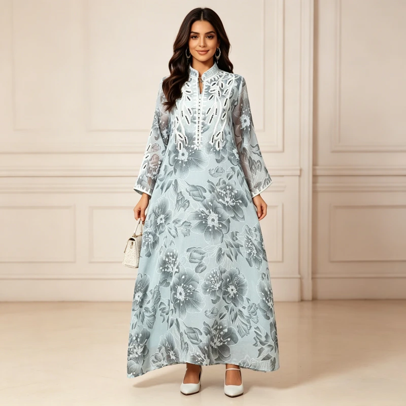 Eid Muslim Dress for Women Abaya Morocco Embroidery Party Dresses Ramadan Abayas Kaftan Dubai Arab Long Robe 2026 Vestidos Largo
Eid Muslim Dress for Women Abaya Morocco Embroidery Party Dresses Ramadan Abayas Kaftan Dubai Arab Long Robe 2026 Vestidos Largo