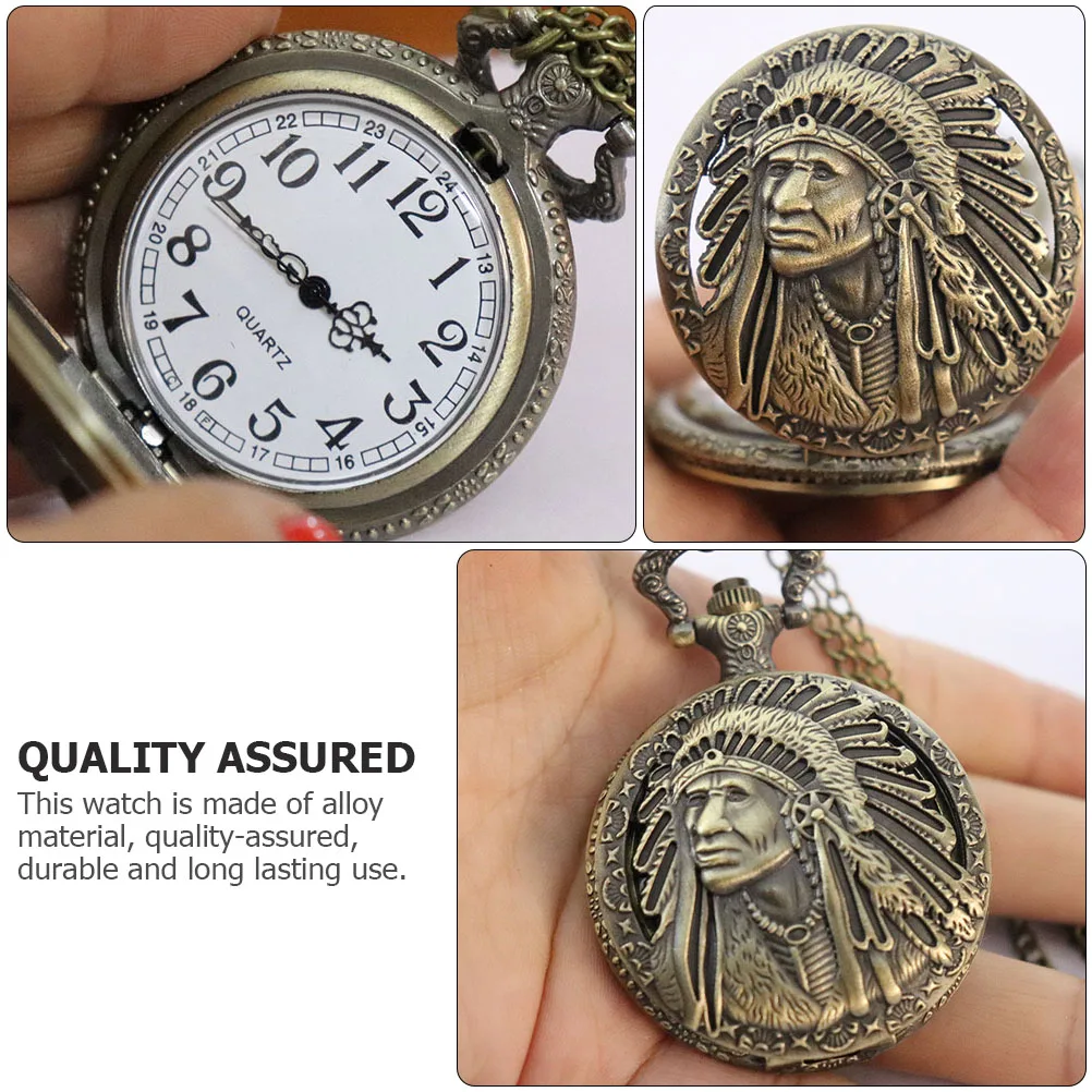 Vintage Pocket Watch Necklace Quartz Movement Watches Clothing Accessories Elegant Chain Retro Design Alloy Material
Vintage Pocket Watch Necklace Quartz Movement Watches Clothing Accessories Elegant Chain Retro Design Alloy Material