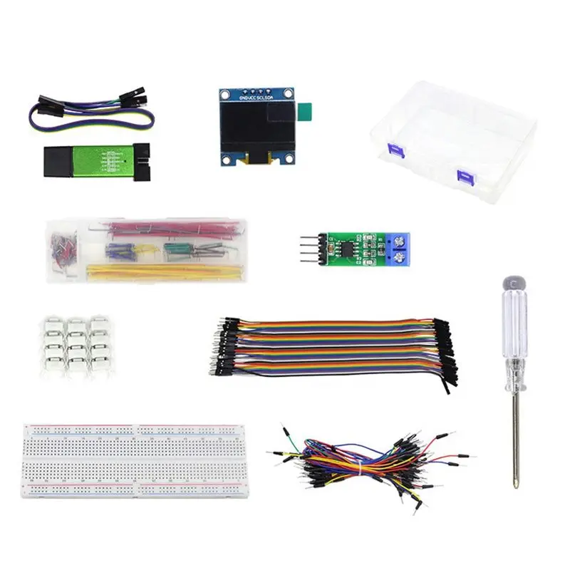 B27B CAN Bus Learning Kit 3XSTLINK+3Xbreadboard+3XOLED Display For STM32 Development Board
B27B CAN Bus Learning Kit 3XSTLINK+3Xbreadboard+3XOLED Display For STM32 Development Board