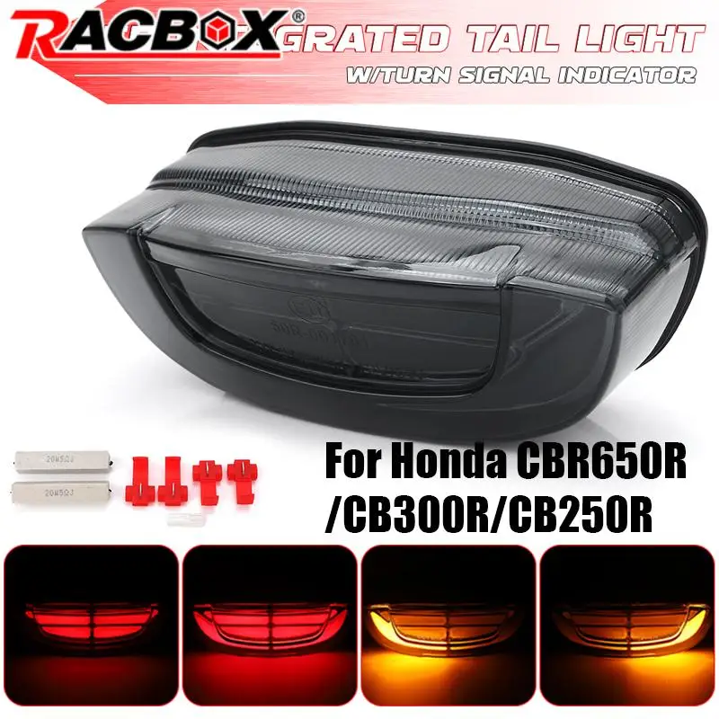 Motorcycle LED Tail Light For Honda CBR650R/CB300R/CB250R 12V Rear Light Red Yellow Brake Stop Lamp Turn Signal Lamp Accessories
Motorcycle LED Tail Light For Honda CBR650R/CB300R/CB250R 12V Rear Light Red Yellow Brake Stop Lamp Turn Signal Lamp Accessories