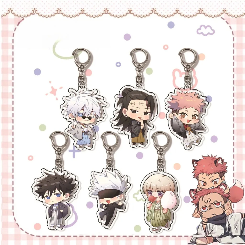 Jujutsu Kaisen Gojo Satoru Itadori Acrylic Keychain 55mm Anime Cosplay Accessory
Jujutsu Kaisen Gojo Satoru Itadori Acrylic Keychain 55mm Anime Cosplay Accessory