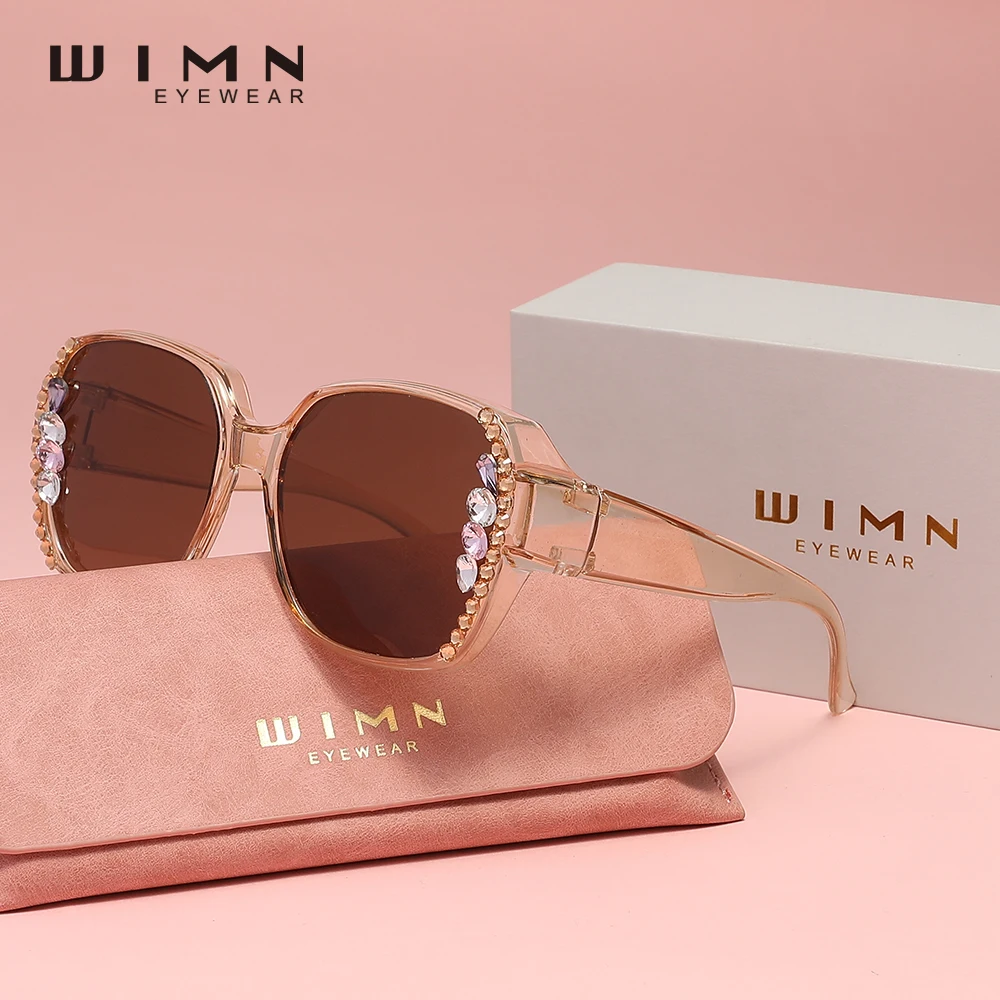 WIMN Luxury Diamond Polarized Sunglasses Large Frame Women's Sunglasses Vintage Plastic Sun Glasses for Ladies
WIMN Luxury Diamond Polarized Sunglasses Large Frame Women's Sunglasses Vintage Plastic Sun Glasses for Ladies
