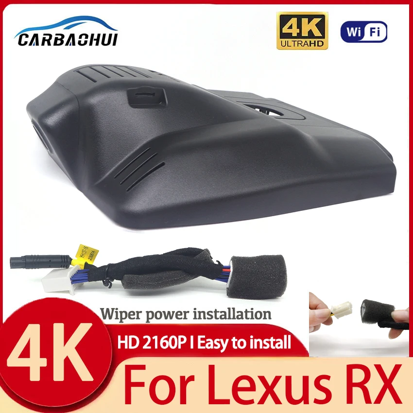 4K Wifi 3840*2160 Car DVR Dash Cam Camera Video Recorder For Lexus RX ALA10 ALH10 RX350 RX350h RX450h RX500h 2023 2024
4K Wifi 3840*2160 Car DVR Dash Cam Camera Video Recorder For Lexus RX ALA10 ALH10 RX350 RX350h RX450h RX500h 2023 2024
