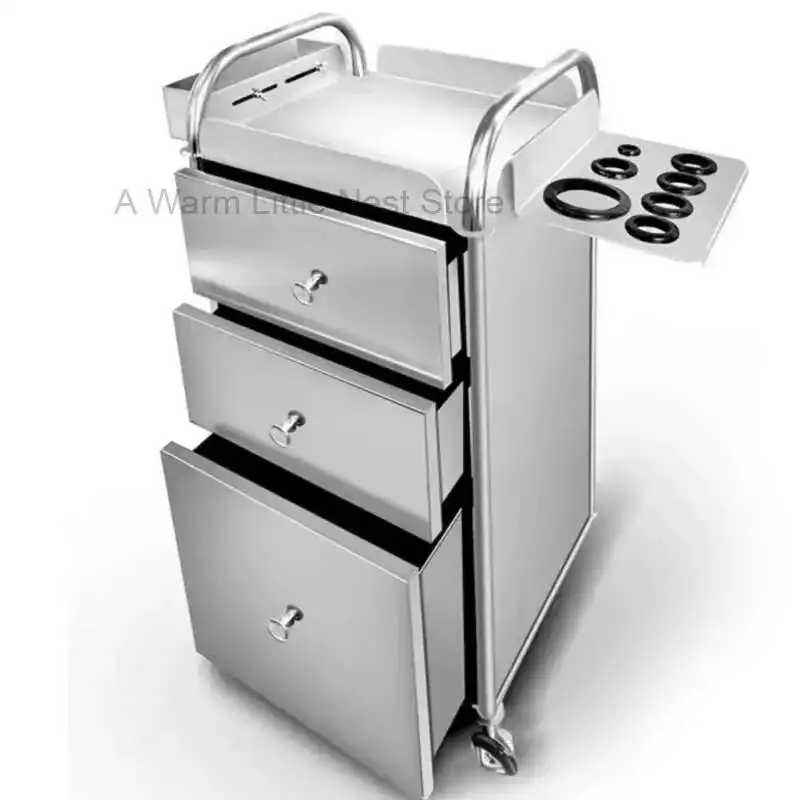 Beauty Trolley Hair Salon Tool Cabinet Multifunctional Storage Rack Cutting Cabinet Hairdressing Salon Auxiliary Cart 미용실 트롤리
Beauty Trolley Hair Salon Tool Cabinet Multifunctional Storage Rack Cutting Cabinet Hairdressing Salon Auxiliary Cart 미용실 트롤리