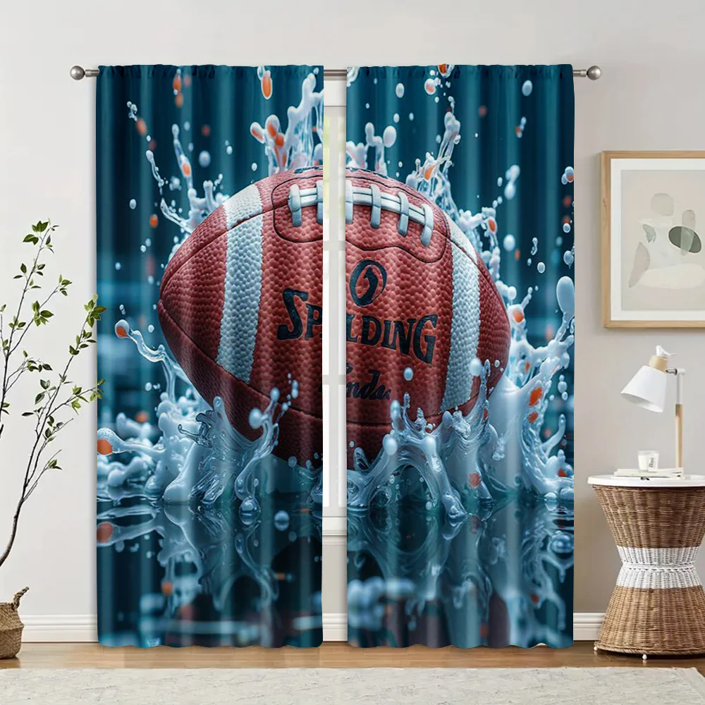 2 pcs, filtering curtains (excluding rods, non-movable, without batteries) Art rugbybackgroundsuitable for use in bedrooms and
2 pcs, filtering curtains (excluding rods, non-movable, without batteries) Art rugbybackgroundsuitable for use in bedrooms and