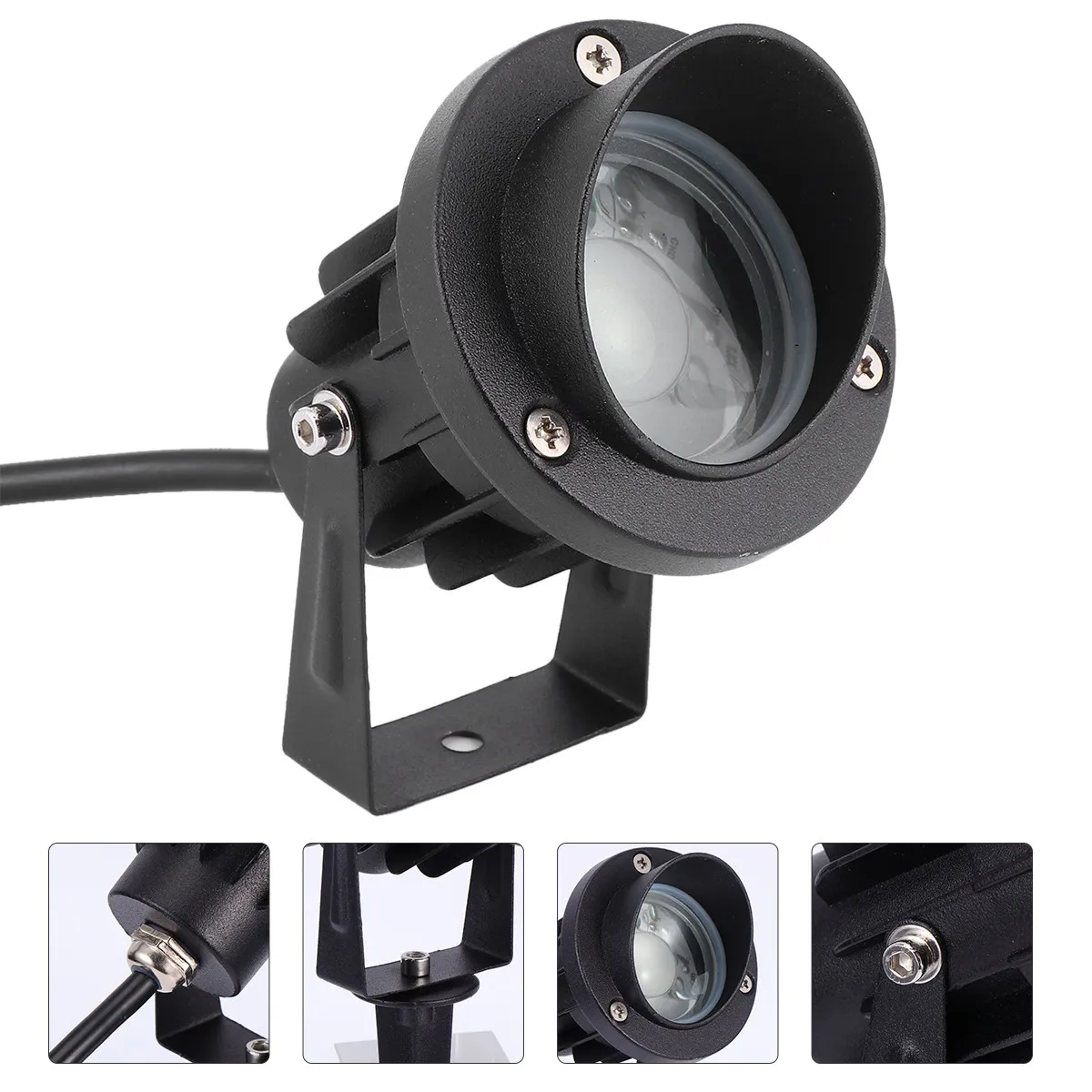 Professional Remote Control Flood Light for Lawn Landscape Courtyard Outdoor Use Warm White Light Waterproof Black Us Plug
Professional Remote Control Flood Light for Lawn Landscape Courtyard Outdoor Use Warm White Light Waterproof Black Us Plug