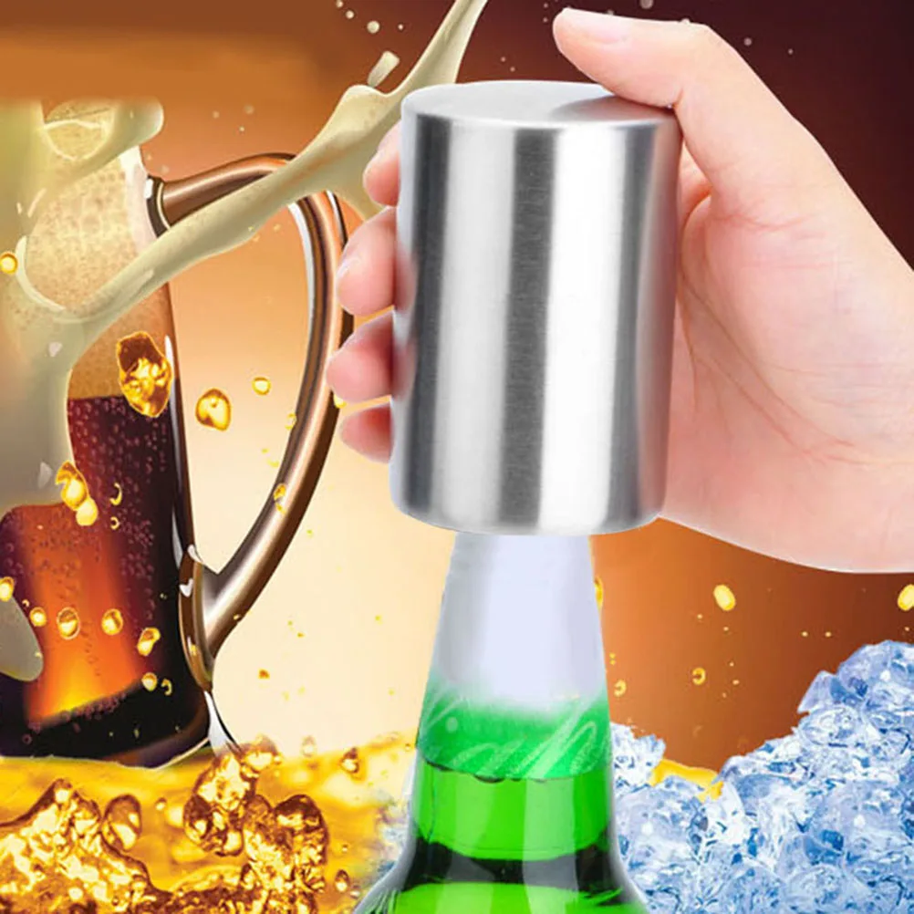 Stainless Steel Beer Opener Automatic Bottle Openers Soda Bottle Opener Kitchen Gadget Bar Accessories
Stainless Steel Beer Opener Automatic Bottle Openers Soda Bottle Opener Kitchen Gadget Bar Accessories